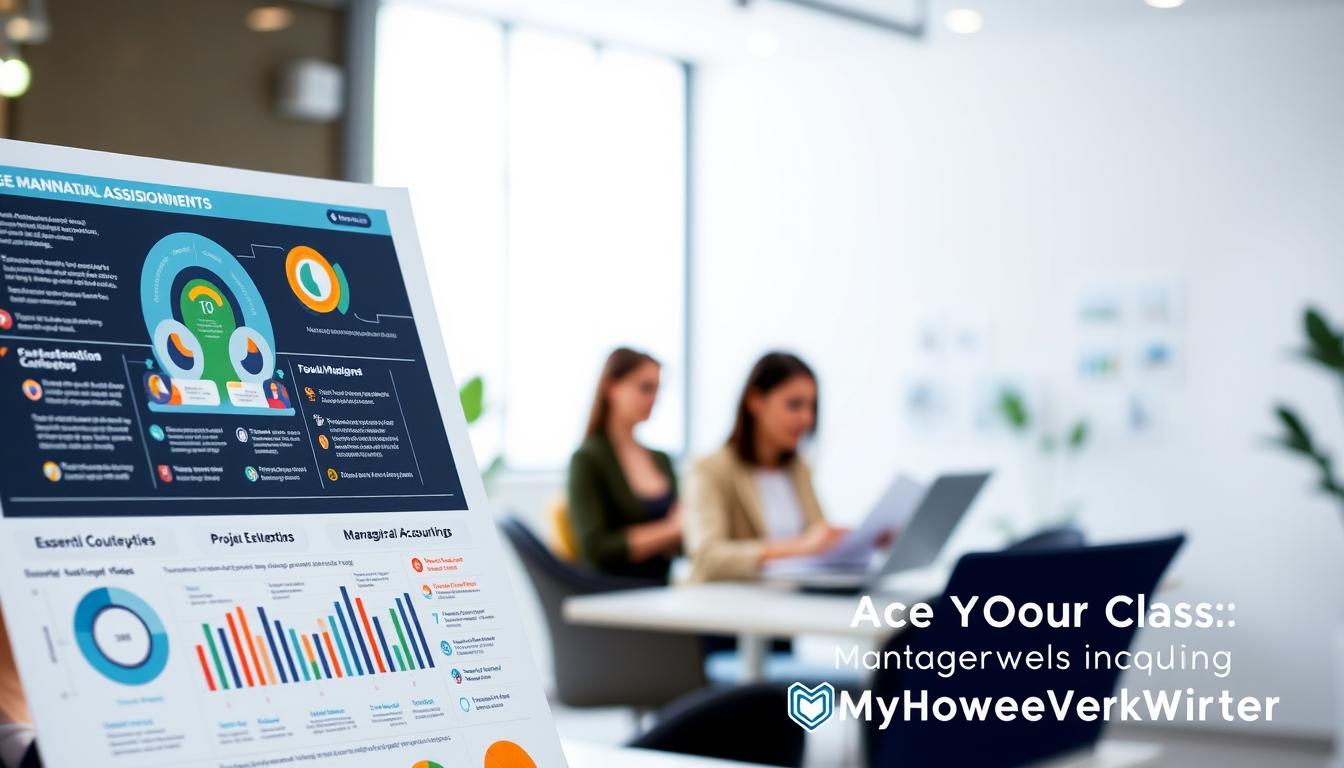 image/illustration representing the article 'Ace Your Class: Your Ultimate Guide to Managerial Accounting Assignment Help'