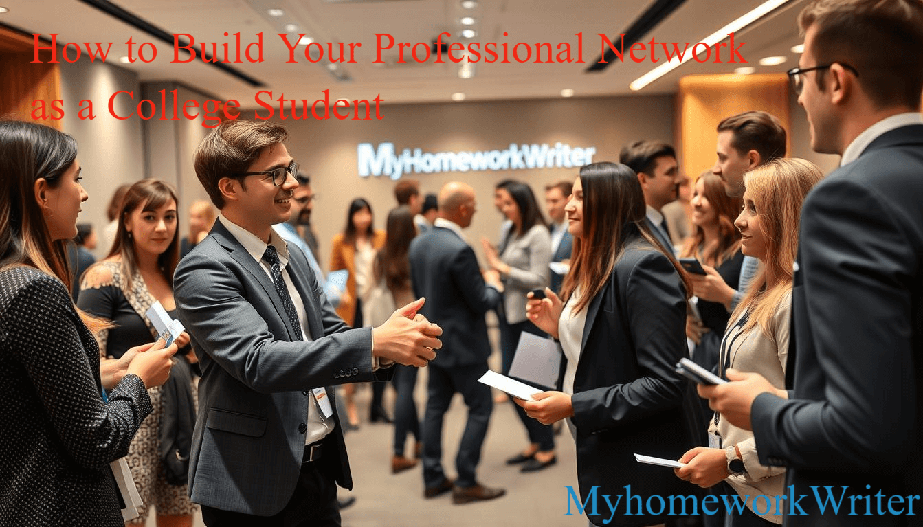 image/illustration representing the article 'How to Build Your Professional Network as a College Student'