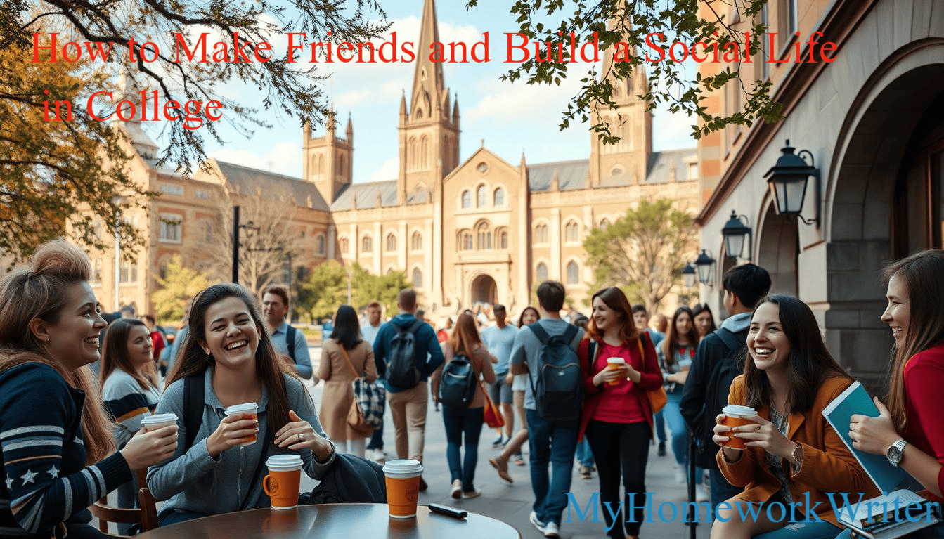 image/illustration representing the article 'How to Make Friends and Build a Social Life in College'